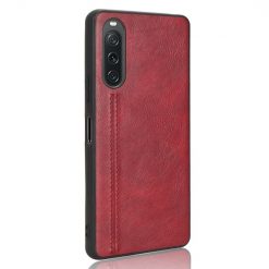 Kryty na mobil | Kryt Shockproof Sewing Cow Pattern červený – Sony Xperia 10 V | Kryty na mobil