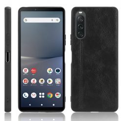 Kryt Shockproof Sewing Cow Pattern čierny – Sony Xperia 10 V | Kryty na mobil Kryty na mobil | Kryt Shockproof Sewing Cow Pattern čierny – Sony Xperia 10 V | Kryty na mobil