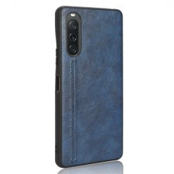 Kryty na mobil | Kryt Shockproof Sewing Cow Pattern modrý – Sony Xperia 10 V | Kryty na mobil
