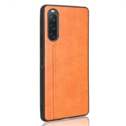 Kryty na mobil | Kryt Shockproof Sewing Cow Pattern oranžový – Sony Xperia 10 V | Kryty na mobil
