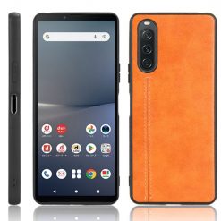 Kryty na mobil | Kryt Shockproof Sewing Cow Pattern oranžový – Sony Xperia 10 V | Kryty na mobil