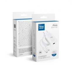 Nabíjačka do siete Blue Star pre iPhone 18W Power Delivery + Quick Charge 4.0 biela