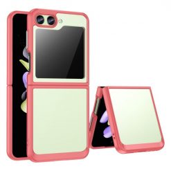 Kryty na mobil | Ochranný kryt Colorful Acrylic case červený – Samsung Galaxy Z Flip 5 | Kryty na mobil