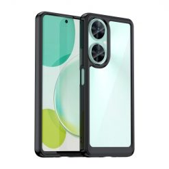 Kryty na mobil | Ochranný kryt Colorful Acrylic case čierny – Huawei Nova 11i | Kryty na mobil