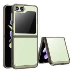 Kryty na mobil | Ochranný kryt Colorful Acrylic case transparentno-sivý – Samsung Galaxy Z Flip 5 | Kryty na mobil