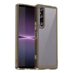 Ochranný kryt Colorful Acrylic case transparentno-sivý – Sony Xperia 1 V