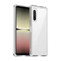 Kryty na mobil | Ochranný kryt Colorful Acrylic case transparentný – Sony Xperia 10 V | Kryty na mobil