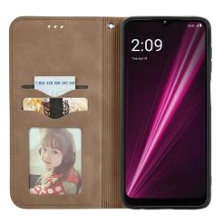 Kryty na mobil | Peňaženkové puzdro Business case hnedé – T Phone Pro / T Phone Pro (2023) | Kryty na mobil