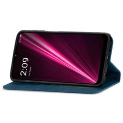 Kryty na mobil | Peňaženkové puzdro Business case modré – T Phone Pro / T Phone Pro (2023) | Kryty na mobil
