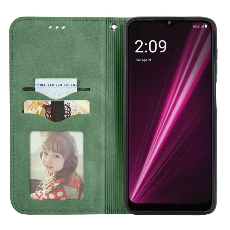Peňaženkové puzdro Business case zelené – T Phone Pro / T Phone Pro (2023) | Kryty na mobil Kryty na mobil | Peňaženkové puzdro Business case zelené – T Phone Pro / T Phone Pro (2023) | Kryty na mobil
