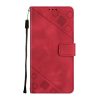 Kryty na mobil | Peňaženkové puzdro Embossing Pattern Square hnedé – Infinix Note 12 Pro 5G | Kryty na mobil