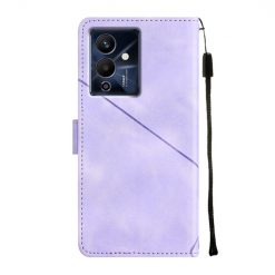 Peňaženkové puzdro Embossing Pattern Square fialové – Infinix Note 12 Pro 5G | Kryty na mobil Kryty na mobil | Peňaženkové puzdro Embossing Pattern Square fialové – Infinix Note 12 Pro 5G | Kryty na mobil