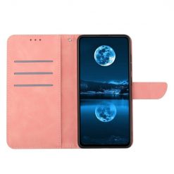 Peňaženkové puzdro Embossing Pattern Stitchy case ružové – Sony Xperia 1 V | Kryty na mobil Kryty na mobil | Peňaženkové puzdro Embossing Pattern Stitchy case ružové – Sony Xperia 1 V | Kryty na mobil