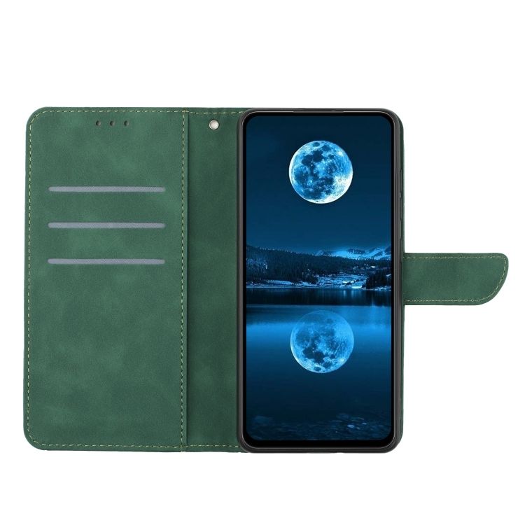 Peňaženkové puzdro Embossing Pattern Stitchy case zelené – Sony Xperia 1 V | Kryty na mobil Kryty na mobil | Peňaženkové puzdro Embossing Pattern Stitchy case zelené – Sony Xperia 1 V | Kryty na mobil