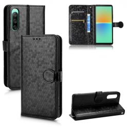 Peňaženkové puzdro Honeycomb Dot Texture Case čierne – Sony Xperia 10 V | Kryty na mobil Kryty na mobil | Peňaženkové puzdro Honeycomb Dot Texture Case čierne – Sony Xperia 10 V | Kryty na mobil