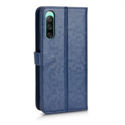 Peňaženkové puzdro Honeycomb Dot Texture Case modré – Sony Xperia 10 V | Kryty na mobil Kryty na mobil | Peňaženkové puzdro Honeycomb Dot Texture Case modré – Sony Xperia 10 V | Kryty na mobil