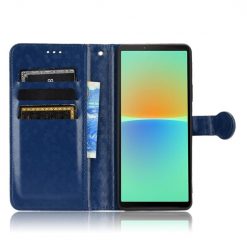 Peňaženkové puzdro Honeycomb Dot Texture Case modré – Sony Xperia 10 V | Kryty na mobil Kryty na mobil | Peňaženkové puzdro Honeycomb Dot Texture Case modré – Sony Xperia 10 V | Kryty na mobil