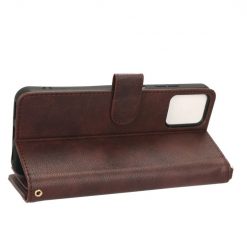 Peňaženkové puzdro Litchi Wallet case hnedé – T Phone Pro / T Phone Pro (2023) | Kryty na mobil Kryty na mobil | Peňaženkové puzdro Litchi Wallet case hnedé – T Phone Pro / T Phone Pro (2023) | Kryty na mobil