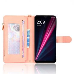 Peňaženkové puzdro Litchi Wallet case ružové – T Phone Pro / T Phone Pro (2023) | Kryty na mobil Kryty na mobil | Peňaženkové puzdro Litchi Wallet case ružové – T Phone Pro / T Phone Pro (2023) | Kryty na mobil