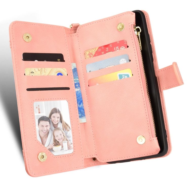 Peňaženkové puzdro Litchi Wallet case ružové – T Phone Pro / T Phone Pro (2023) | Kryty na mobil Kryty na mobil | Peňaženkové puzdro Litchi Wallet case ružové – T Phone Pro / T Phone Pro (2023) | Kryty na mobil