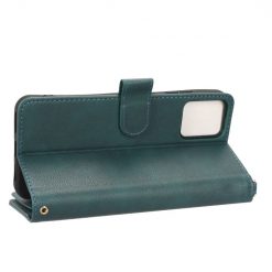 Kryty na mobil | Peňaženkové puzdro Litchi Wallet case zelené – T Phone Pro / T Phone Pro (2023) | Kryty na mobil