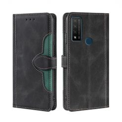 Kryty na mobil | Peňaženkové puzdro Ornate case čierne – TCL 20AX 5G / TCL 20R 5G | Kryty na mobil
