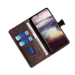 Peňaženkové puzdro Ornate case hnedé – TCL 20AX 5G / TCL 20R 5G | Kryty na mobil Kryty na mobil | Peňaženkové puzdro Ornate case hnedé – TCL 20AX 5G / TCL 20R 5G | Kryty na mobil