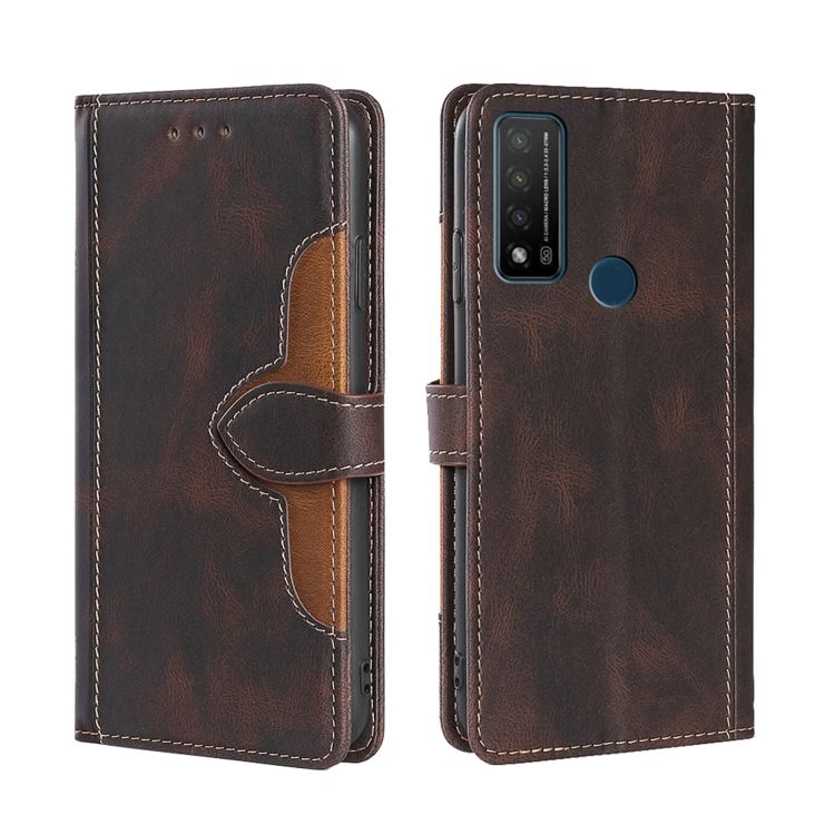 Peňaženkové puzdro Ornate case hnedé – TCL 20AX 5G / TCL 20R 5G | Kryty na mobil Kryty na mobil | Peňaženkové puzdro Ornate case hnedé – TCL 20AX 5G / TCL 20R 5G | Kryty na mobil