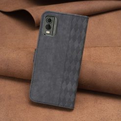 Peňaženkové puzdro Plaid case čierne – Nokia C32 | Kryty na mobil Kryty na mobil | Peňaženkové puzdro Plaid case čierne – Nokia C32 | Kryty na mobil
