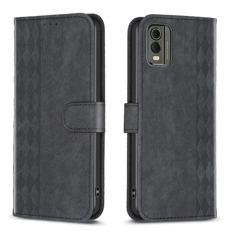Peňaženkové puzdro Plaid case čierne – Nokia C32 | Kryty na mobil Kryty na mobil | Peňaženkové puzdro Plaid case čierne – Nokia C32 | Kryty na mobil