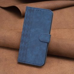 Kryty na mobil | Peňaženkové puzdro Plaid case modré – Nokia C32 | Kryty na mobil