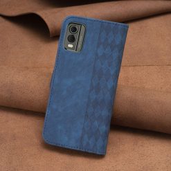 Kryty na mobil | Peňaženkové puzdro Plaid case modré – Nokia C32 | Kryty na mobil