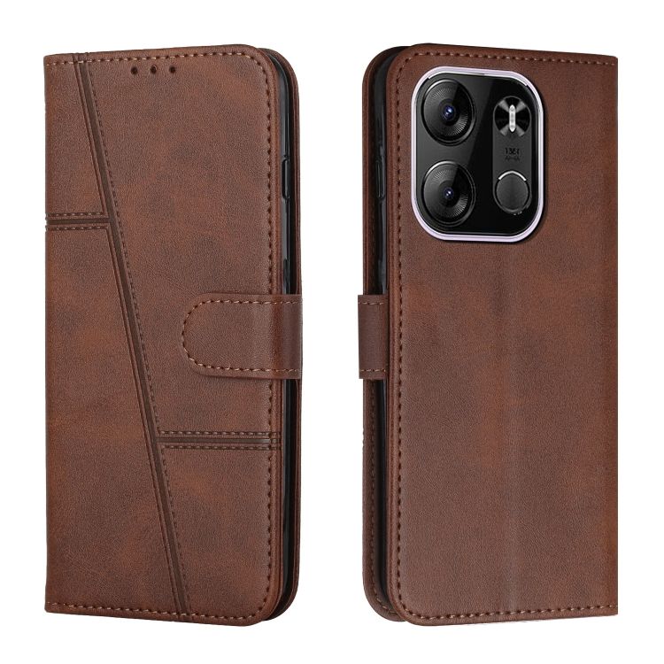 Peňaženkové puzdro Quilted case hnedé – Tecno Spark Go 2023 | Kryty na mobil Kryty na mobil | Peňaženkové puzdro Quilted case hnedé – Tecno Spark Go 2023 | Kryty na mobil