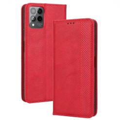 Kryty na mobil | Peňaženkové puzdro Retro Leather červené – T Phone Pro / T Phone Pro (2023) | Kryty na mobil
