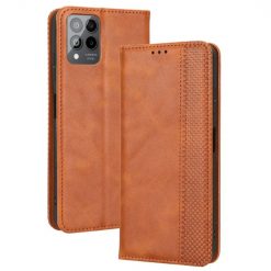 Kryty na mobil | Peňaženkové puzdro Retro Leather hnedé – T Phone Pro / T Phone Pro (2023) | Kryty na mobil