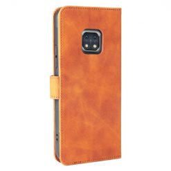 Kryty na mobil | Peňaženkové puzdro Solid hnedé – Nokia XR20 | Kryty na mobil