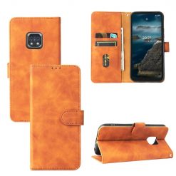 Kryty na mobil | Peňaženkové puzdro Solid hnedé – Nokia XR20 | Kryty na mobil