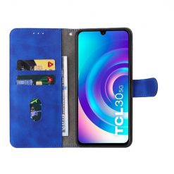 Kryty na mobil | Peňaženkové puzdro Solid modré – TCL 30 / 30+ | Kryty na mobil