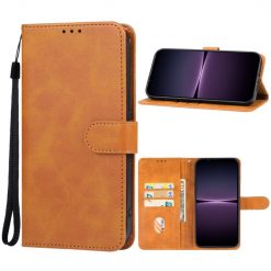 Kryty na mobil | Peňaženkové puzdro Splendid case hnedé – Sony Xperia 1 V | Kryty na mobil