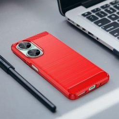 Zadný Kryt Carbon červený – Huawei Nova 11i | Kryty na mobil Kryty na mobil | Zadný Kryt Carbon červený – Huawei Nova 11i | Kryty na mobil