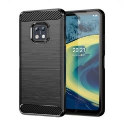 Kryty na mobil | Zadný Kryt Carbon čierny – Nokia XR20 | Kryty na mobil
