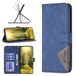 Knižkové puzdro Rhombus modré – Realme C53 | Kryty na mobil Kryty na mobil | Knižkové puzdro Rhombus modré – Realme C53 | Kryty na mobil