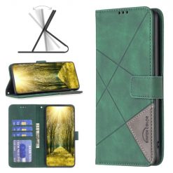 Knižkové puzdro Rhombus zelené – Realme C53 | Kryty na mobil Kryty na mobil | Knižkové puzdro Rhombus zelené – Realme C53 | Kryty na mobil