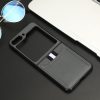 Kryty na mobil | Kryt Litchi Slots Case modrý – Samsung Galaxy Z Flip 5 | Kryty na mobil