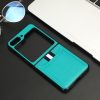 Kryty na mobil | Kryt Litchi Slots Case modrý – Samsung Galaxy Z Flip 5 | Kryty na mobil