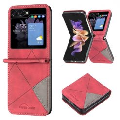 Kryt Rhombus červený – Samsung Galaxy Z Flip 5 | Kryty na mobil Kryty na mobil | Kryt Rhombus červený – Samsung Galaxy Z Flip 5 | Kryty na mobil
