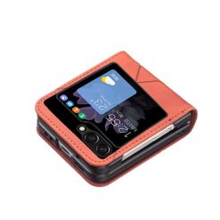 Kryt Rhombus hnedý – Samsung Galaxy Z Flip 5 | Kryty na mobil Kryty na mobil | Kryt Rhombus hnedý – Samsung Galaxy Z Flip 5 | Kryty na mobil