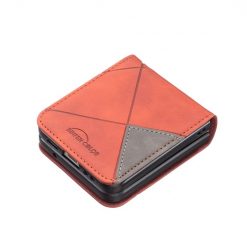 Kryt Rhombus hnedý – Samsung Galaxy Z Flip 5 | Kryty na mobil Kryty na mobil | Kryt Rhombus hnedý – Samsung Galaxy Z Flip 5 | Kryty na mobil