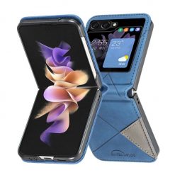 Kryt Rhombus modrý – Samsung Galaxy Z Flip 5 | Kryty na mobil Kryty na mobil | Kryt Rhombus modrý – Samsung Galaxy Z Flip 5 | Kryty na mobil