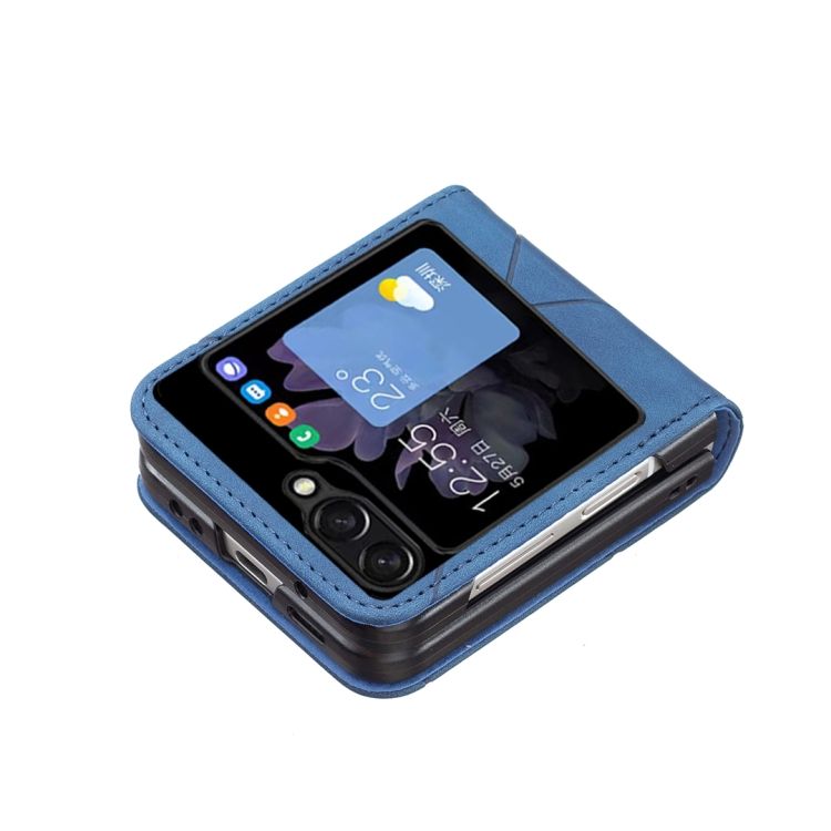 Kryt Rhombus modrý – Samsung Galaxy Z Flip 5 | Kryty na mobil Kryty na mobil | Kryt Rhombus modrý – Samsung Galaxy Z Flip 5 | Kryty na mobil